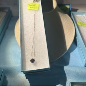 Touchstone crystal February birthstone necklace